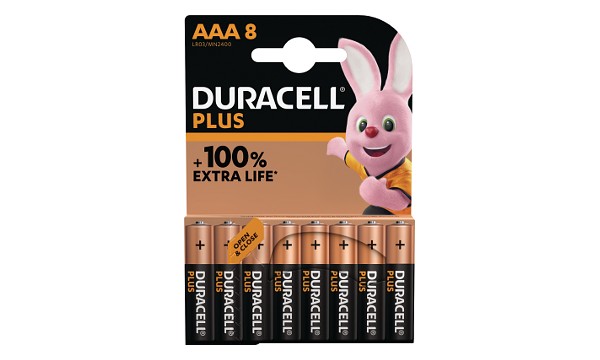 Duracell Plus Power AAA 8 Packs Batterier