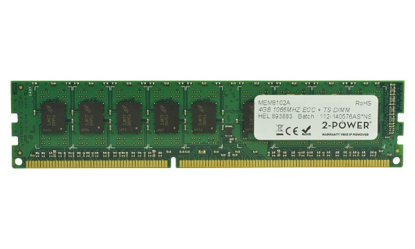 4GB DDR3 1066MHz ECC + TS DIMM