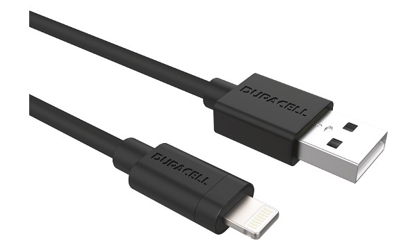 Duracell 2m USB-A till Lightning-kabel