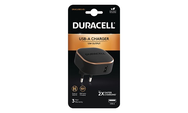 Duracell 12W USB-A-laddare