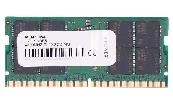 32GB DDR5 4800MHz CL40 SoDIMM