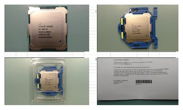 SPS-CPU BDW E5-2667 v4 8C 3.2GHz 135W