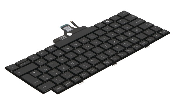 Latitude 7320 Qwerty bakgrundsbelyst tangentbord (Storbritannien)