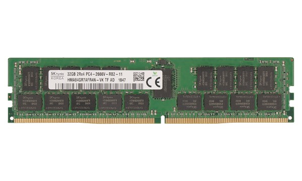 Synergy 480 Gen10 Premium Backplane 32GB 2Rx4 2666MHz ECC Reg RDIMM CL19