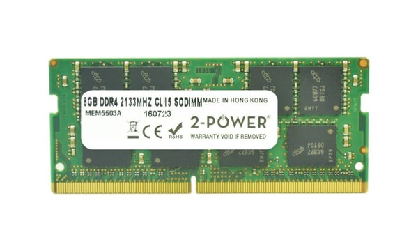 17-x100nf 8GB DDR4 2133MHz CL15 SoDIMM
