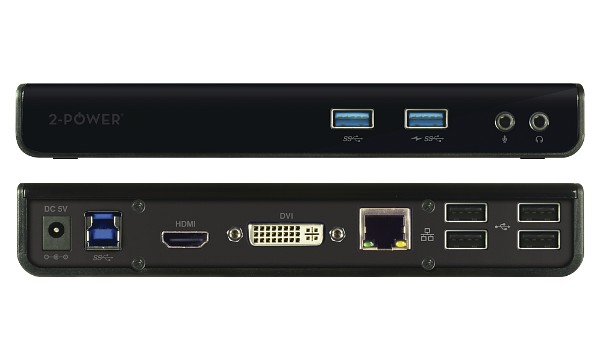 X7W54AA USB-C och USB 3.0 Docka, dubbla skärmar